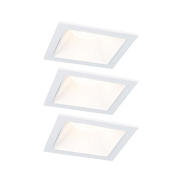 93126 Paulmann Edge Quadro встраиваемый светильник белый квадратный