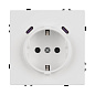 061818 Arlight Механизм розетки с USB зарядкой SCT-NOBE-MUCC-SFPL-WH (230 В, 16A) — фото 3