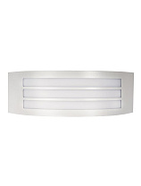 Sandy White Aluminium & Acrylic Diffuser LED E27 1x12 Watt 220-240 Volt Bulb Excluded IP44 L: 30.3 W: 9 H: 10 cm
