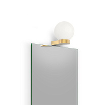 CLUB LIGHT - 24-karat matte gold / White Satin