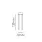 Декоративная вставка для светильника COVER LOGIC 120 QS CRYSTAL Led Technology — фото 1