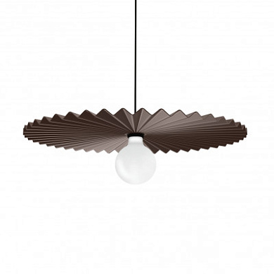 CA021ADBEZZ Linea Light Doge SP L люстра с плиссированным эффектом коричневый