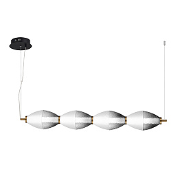 SL6130.403.24 ST-Luce Ays подвесной светильник с вытянутыми овальными плафонами в линейной композиции