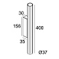HEDRA 39 W 40 DOWN-UP 92713 BBR-B черная бронза Delta Light настенный светильник — фото 1