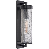 Liaison Large Bracketed Wall Sconce бронза с кракелюрным стеклом