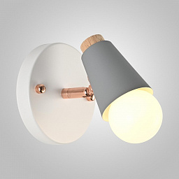 ROTARY-WALL01 Imperiumloft Rotary настенный светильник с купольным плафоном серого цвета