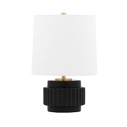 Настольная лампа Hudson Valley Kalani, матовый чёрный HL452201-MB