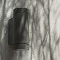 1372006 Dartmouth Twin LED Astro lighting настенный светильник текстурированный чёрный — фото 4