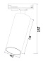 TR021-1-12B4K Maytoni Focus LED Трековый светильник 12W 900лм Черный — фото 1