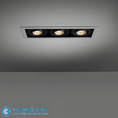 Mini multiple for 3x LED GE встраиваемый в потолок светильник Modular