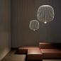 FN2640072DR1_80 Foscarini Spokes 2 SP LED 52cm люстра в клетке медь — фото 2