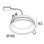 202 296 83 W Delta Light DIRO SBL M Встраиваемый точечный светильник - 3000K - Белый - На розетке — фото 1