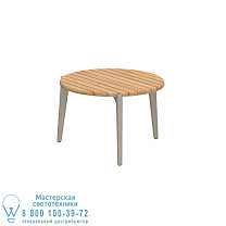 СТОЛИК TEA TIME Ø60CM H40 SAND С СТОЛЕШНИЦОЙ ИЗ ТИКА Royal Botania