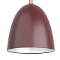 Потолочный светильник Arteriors Wade, бордовый и античная латунь — фото 6