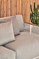 Bosc Садовый диван из ткани и термолакированного алюминия GANDIABLASCO