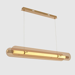 AMARILLO SP70W LED BRASS Crystal Lux AMARILLO подвесной линейный светильник в латунном корпусе с рассеянным светом