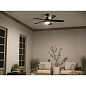 52" Tide 5 Blade LED Outdoor Ceiling Fan Satin Black уличная люстра-вентилятор 310075SBK Kichler — фото 4