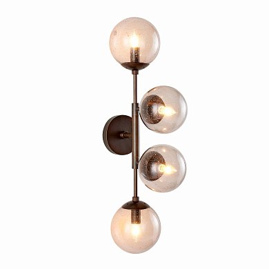 Бра Arteriors Christelle, дымчатое стекло и английская бронза