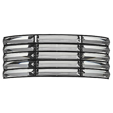 накладной светильник с цилиндрическим корпусом хромированного цвета