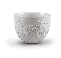 Фарфоровая чашка для ликёра с кружевным узором Lace Lladro 01009629