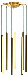 L8T747233 Lightstar Tubo подвесная люстра с вытянутым золотым корпусом