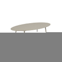 ВЫСОКИЙ СТОЛ STYLETTO LOUNGE 250X130CM, АЛЮМИНИЕВЫЕ НОЖКИ, ПЕСОЧНАЯ КЕРАМИЧЕСКАЯ СТОЛЕШНИЦА, ЖЕМЧУЖНО-СЕРЫЙ Royal Botania