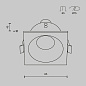 Встраиваемый светильник Maytoni Zoom 10W Белый DL033-2-01W-1(N) — фото 5