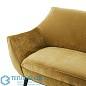 Leandro Settee Marigold Velvet Grey Ash мягкое сиденье Arteriors 8163 — фото 7