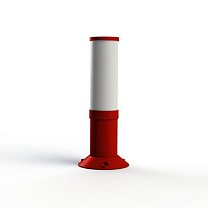 OL 11 N° 3; Satin-finish PMMA E27 30W; Tomato red