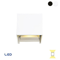 Wall lamp square Greg - black