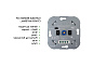 50000/00/31 Lucide Recessed wall dimmer nl диммер настенного типа в квадратном корпусе белого цвета — фото 3