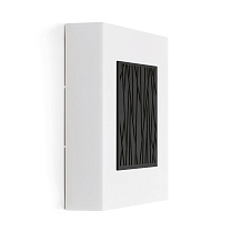 Уличный настенный светильник Lombardo Art 250 Bamboo, 17 Вт, 2040 лм, черный