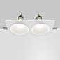 Встраиваемый светильник Maytoni Gyps Modern 10W Белый DL129-GU10-02-W — фото 3