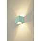 148018 SLV PLASTRA CUBE QT14 WL white настенный кубический светильник — фото 28