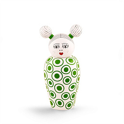 SE10534 Seletti Le Canopie декоративная ваза из доломита с графическим узором и крышкой