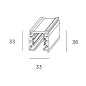 Tracks 3-Phase Standard Trimless Surfaced & Suspended 2000mm Leds C4 трек — фото 1