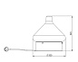166001066 Roger Pradier La hutte LAMP OM NEER TE ZETTEN N°1 ROUGE VIN 066 Торшер или настольная лампа — фото 1