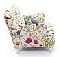 Botanical Diva Тканевое кресло с подлокотниками Seletti PID410882