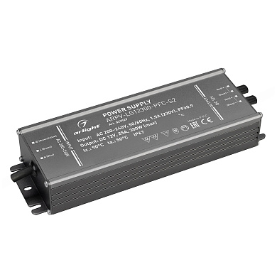022929 Arlight блок питания ARPV-LG12300-PFC-S2 (12V, 25.0A, 300W)