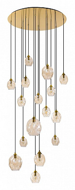 SL1188.303.16 ST-Luce Idesia подвесной светильник, 40Вт, латунь