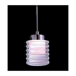 342061 Deko light Lucy подвесной светильник цилиндрической формы с прозрачным плафоном и элементами из хрома