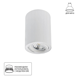 A1566PL-1WH Arte Lamp SENTRY накладной светильник цилиндрической формы белого цвета
