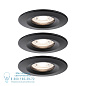 93084 LED Recessed luminaire Nova Mini Coin Basic Set Rigid Встраиваемые светильники Paulmann