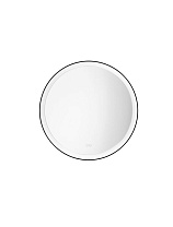 Mirror Glass Sandy Black & Inner White Aluminium LED 29 Watt 220-240Volt 977Lm 4000K IP44 Touch & No Frosting Switch D: 80 W: 3.5 cm