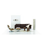41235601 Stool Vitra Табурет резной деревянный тёмный орех B — фото 4