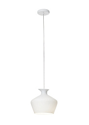 F52A05 White Fabbian Malvasia подвесной светильник белого цвета с полусферическим плафоном