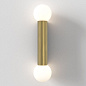 Настенный светильник Astro Lighting Ortona Twin матовый черный — фото 1