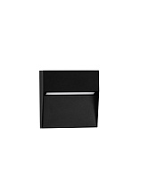 Dark Anthracite Aluminium & Polycarbonate LED 3Watt 100-240Volt 159Lm 3000K IP65 Beam Angle 88° L:11 W:3 H:11 cm