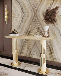 STREAMLINE Castro lighting Streamline консоль с металлической рамой и прямоугольной столешницей