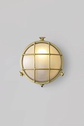 Уличный настенно-потолочный светильник Original BTC Brass Bulkhead 7027